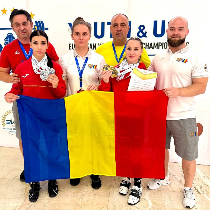 Halterofila Maia Andrei de trei ori campioana europeana la Campionatele Europene pentru tineret U17