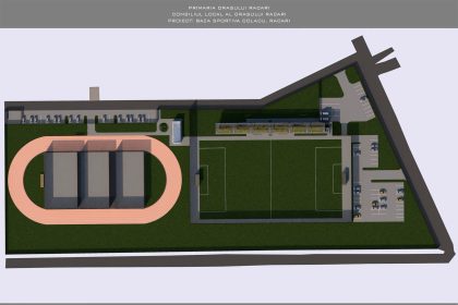 Incep lucrarile la noua baza sportiva din Colacu Investitia va include terenuri de sport loc de joaca si vestiare