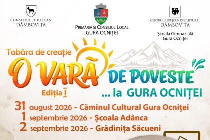 La Gura Ocnitei vacanta se incheie prin arata Prima editie a taberei de creator pentru copii