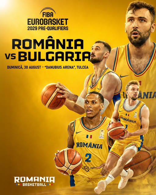 Orasul Tulcea din nou sub tricolor Nationala masculina de baschet a Romaniei va infrunta Bulgaria in Arena Danubius
