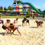 Pe nisipul de la Complexul de Natatie se formeaza campioni Luptatorii din Targoviste se pregatesc pentru marile competitii