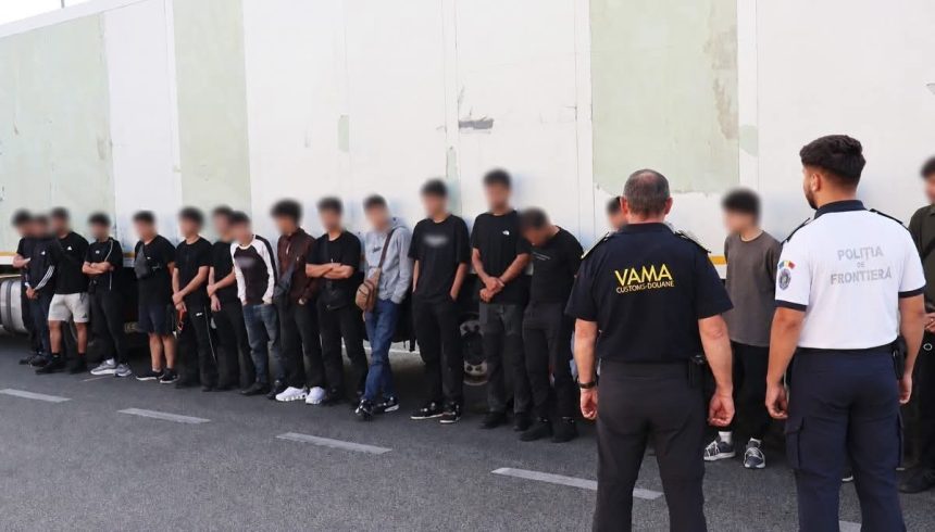 Politia de frontiera 18 migranti gasiti la Calafat