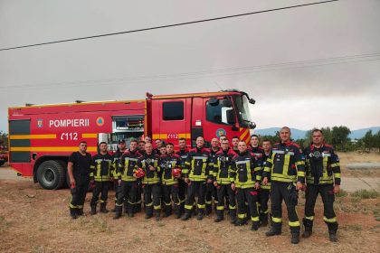 Pompierii romani misiune in Grecia regiunea Attica