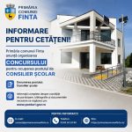 Primaria Finta organizeaza un concurs pentru ocuparea unui post de consilier educational