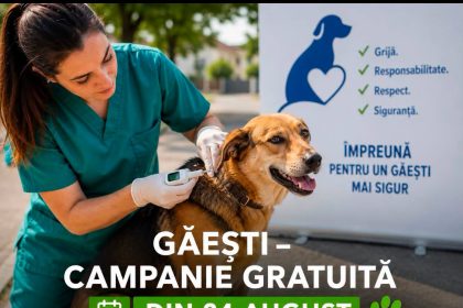 Primaria Gaesti initiaza o actiune extinsa pentru gestionarea cainilor cu si fara stapan