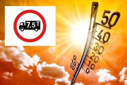 Restrictii de circulatie din cauza caldurii extreme Soferii sunt sfatuiniti sa evite deplasrile in orele de varf