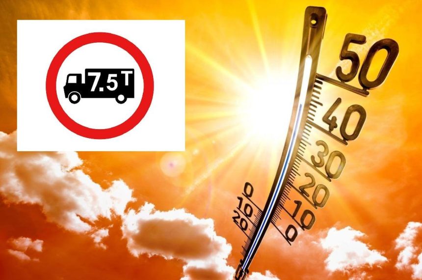 Restrictii de circulatie din cauza caldurii extreme Soferii sunt sfatuiniti sa evite deplasrile in orele de varf