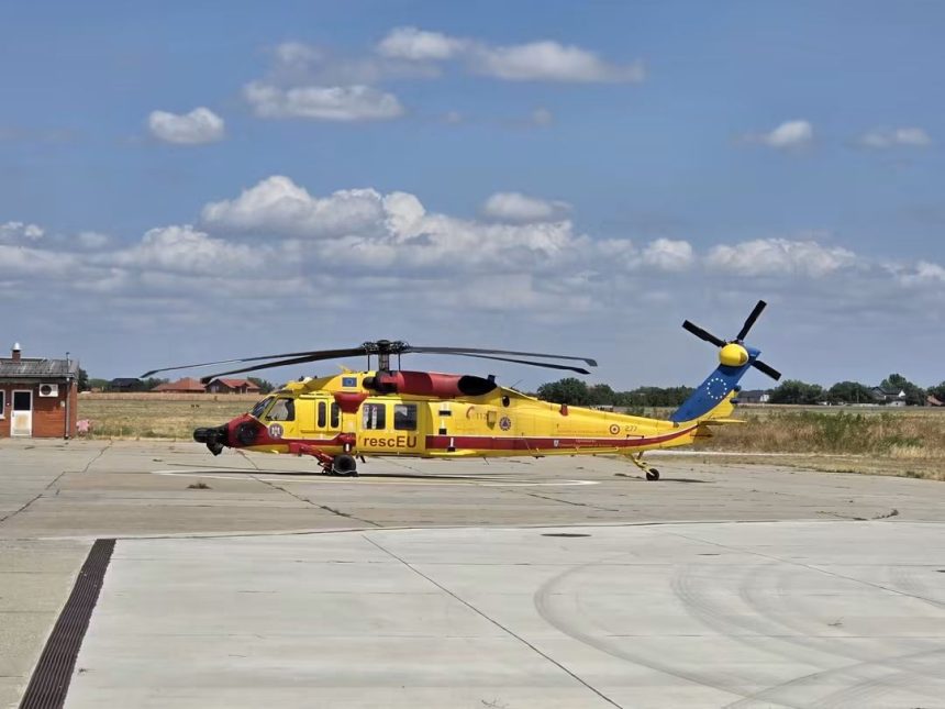 Romania sprijina Serbia in combaterea incendiilor de padure