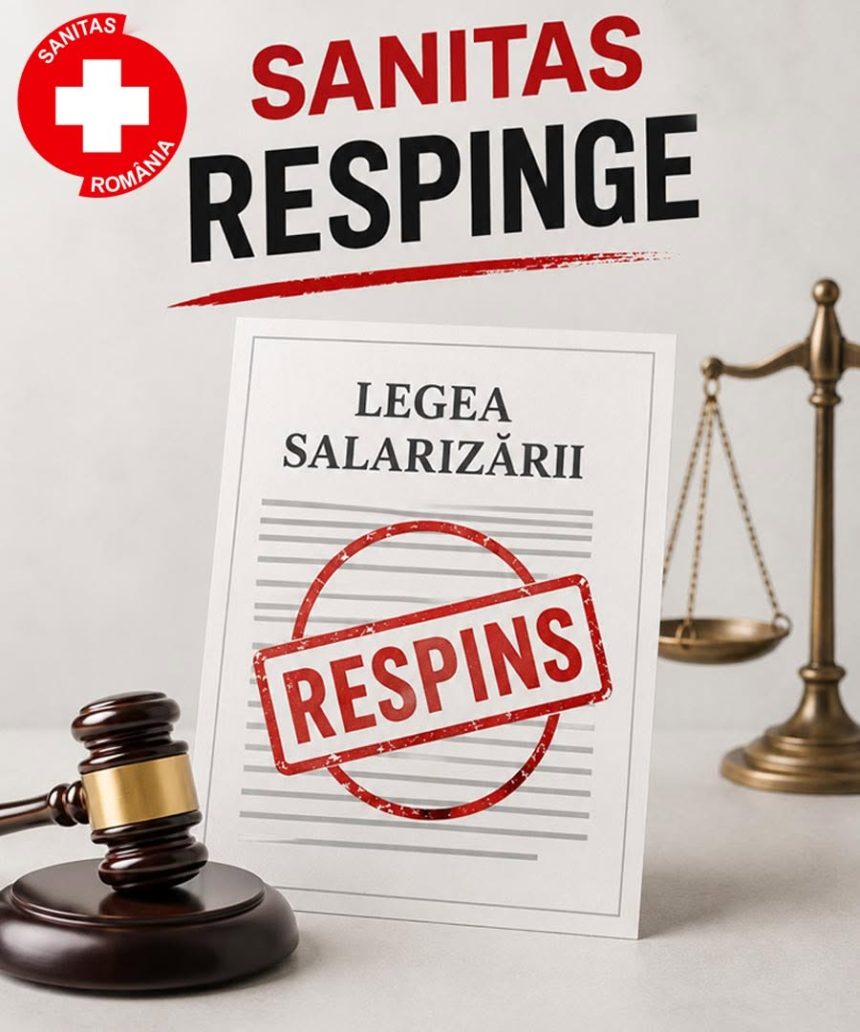 SANITAS Dambovita contesta noul proiect al Legii salarizarii Sindicalistii atentioneaza Greva din Sanatate este suspendata nu incheiata