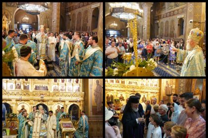 SARBATOREA ADORMIRII MAICII DOMNULUI CELEBRATA SOLEMN LA CATEDRALA DIN TARGOVISTE
