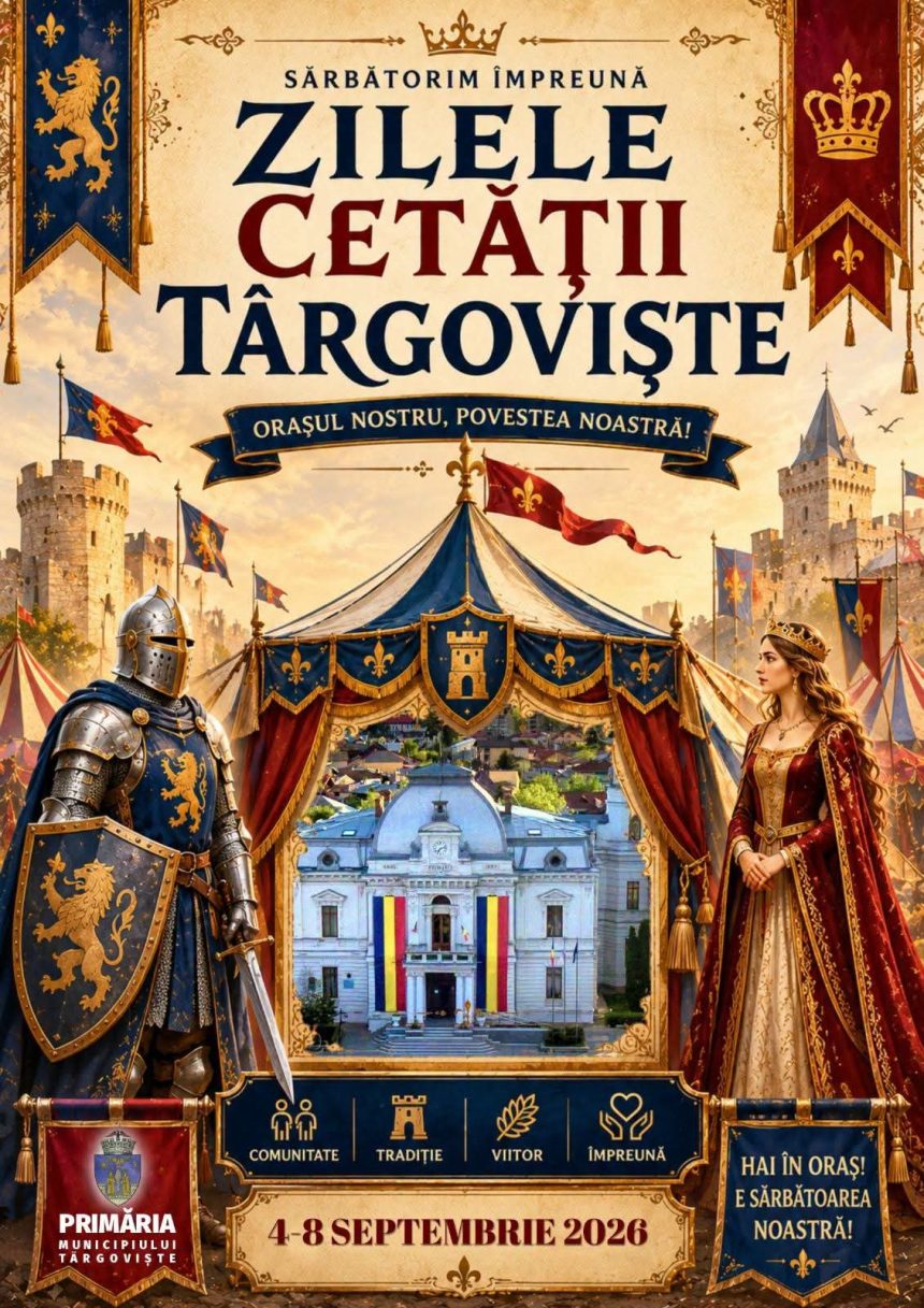Targoviste se pregateste pentru o noua editie a Zilelor Cetatii Program special pentru sarbatorirea a 630 de ani de la prima atestare documentara