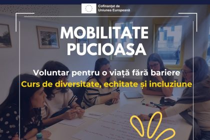 Tinerii din Dambovita se pot inscrie la un curs gratuit despre incluziune si voluntariat organizat in Pucioasa