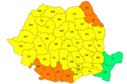 canicula persista si la sfarsitul saptamanii in judetul dambovita a fost prelungita informarea meteo iar maine judetul va fi sub cod galben