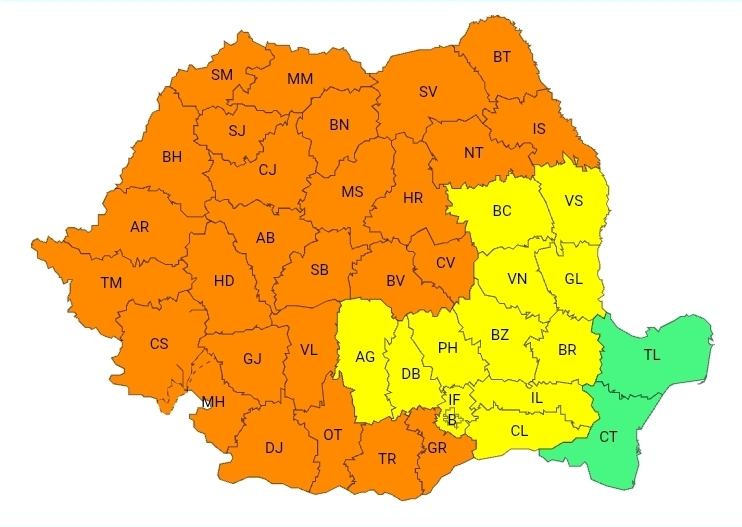 cod galben de canicula in dambovita temperaturele vor atinge maine 37 de grade