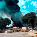 incendiu cu mari degajari de fum la gaesti a fost emis un mesaj ro alert
