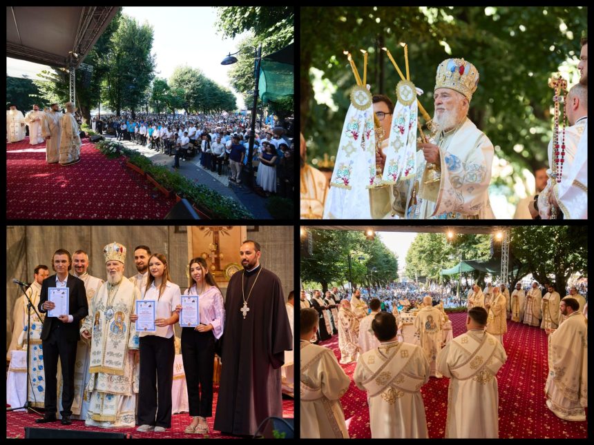 video la targoviste peste 20000 de credinciosi au luat parte la sarbatoarea sfantului ierarh nifon patriarhul constantinopolului si mitropolitul tarii romanesti