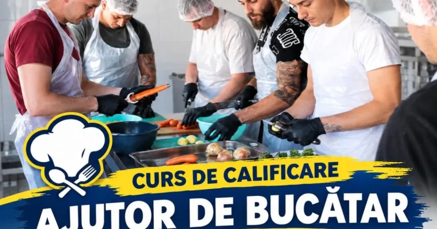 28 de deținuți de la Mărgineni s-au calificat ca ajutor de bucătar