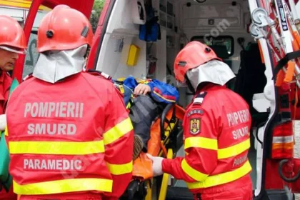 Accident rutier în Adânca. Intervenția SMURD a fost necesară.