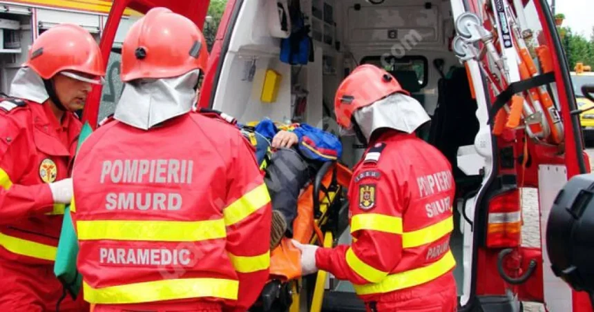 Accident rutier în Adânca. Intervenția SMURD a fost necesară.