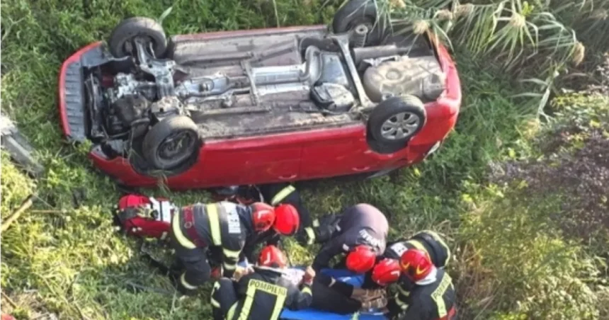 Accident rutier pe DN 72, în afara localității Dragodana