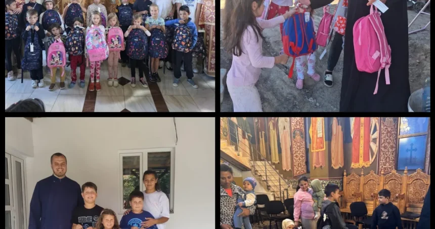 Cadouri pentru 344 de elevi de la Arhiepiscopia Târgoviștei