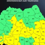 Cod galben de vânt în zona montană a județului Dâmbovița, valabil până la ora 21:00