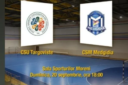 CSU Târgoviște joacă primul meci acasă. Adversar dificil pentru handbaliști