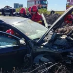 DÂMBOVIȚA: Accident rutier grav pe A1, la km 72! Intervenție SMURD