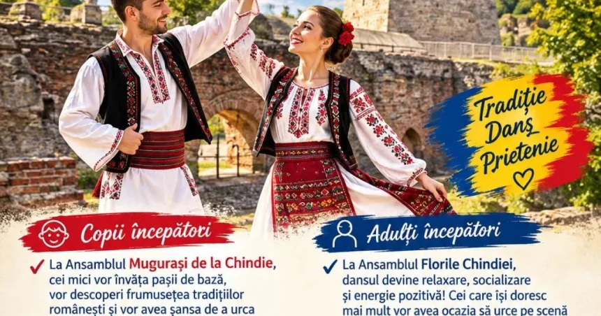 Dans popular de la zero, pentru copii și adulți. Se formează grupe noi la Târgoviște