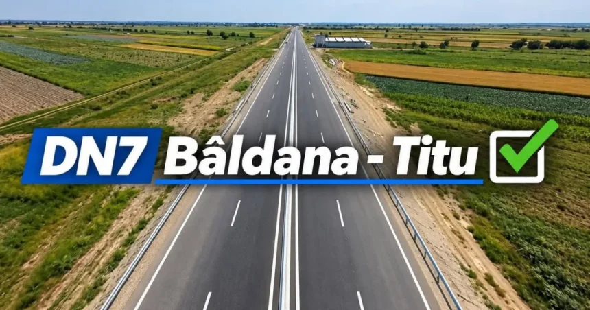 Drumul Bâldana-Titu, după 20 de ani de promisiuni, recepționat azi