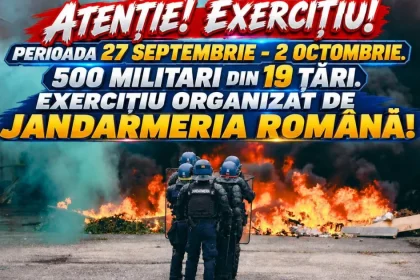Jandarmeria anunță un exercițiu internațional de amploare la Ochiuri, Dâmbovița