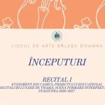 Liceul de Arte „Bălașa Doamna” lansează recitaluri lunare de vioară