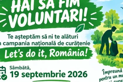 Mogoșani în campania „Let’s Do It, Romania!”: voluntari chemați sâmbătă la curățenie