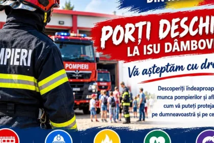 Pompierii dâmbovițeni își deschid porțile de ziua lor