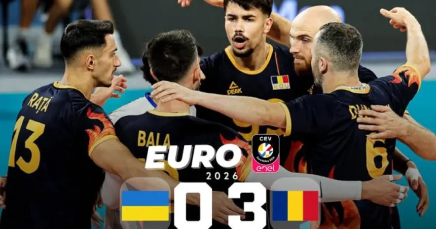 România în sferturi la Euro Voley 2026 după o victorie zdrobitoare cu Ucraina