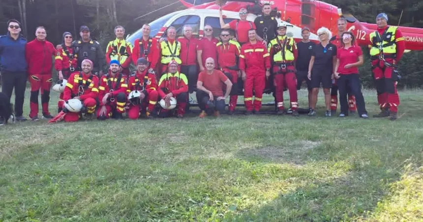 Salvarea montană cu elicopterul, la antrenament în Bucegi. Prima etapă s-a încheiat