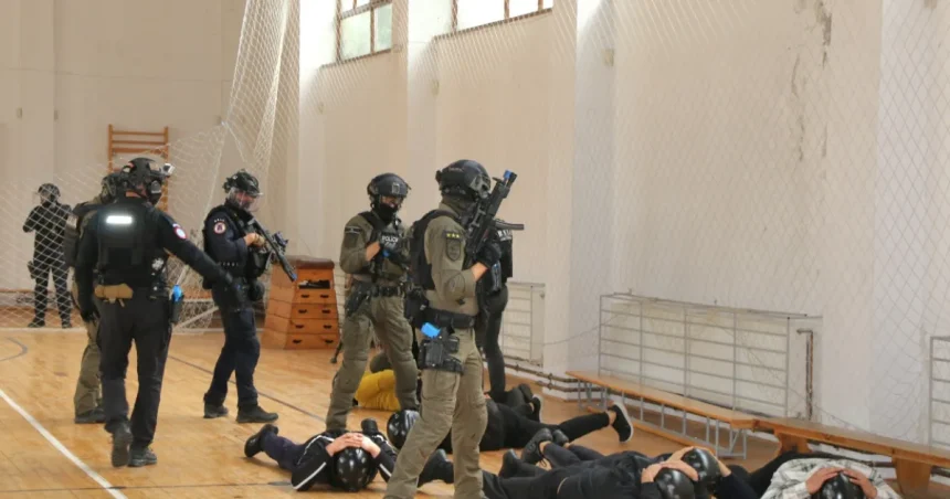 Simulare tactică la Târgoviște, în exercițiul „Scutul Albastru al Carpaților 2026”