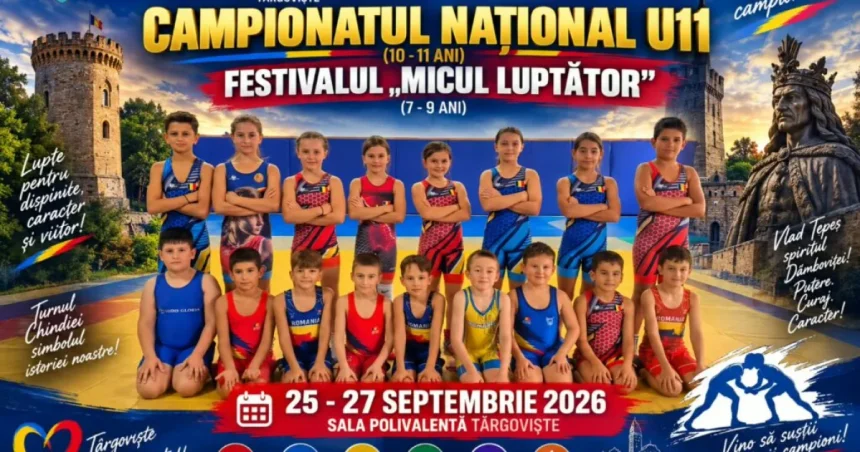 Târgoviște găzduiește Campionatul Național de Lupte pentru copii 10-11 ani