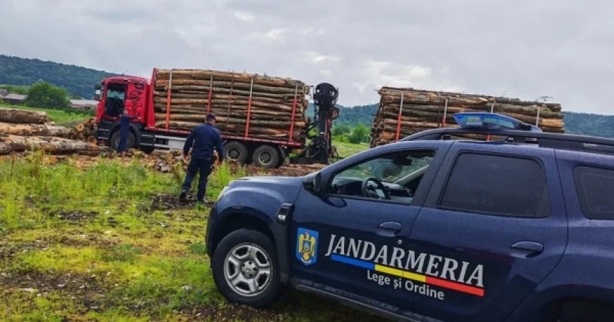 Un bărbat decedat figura ca șofer în 122 de transporturi de lemn