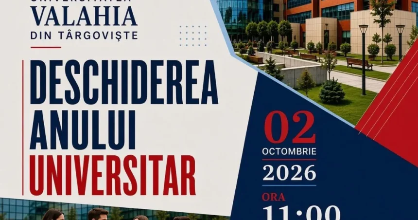 Universitatea „Valahia” deschide anul universitar pe 2 octombrie